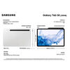 Tablet Samsung Galaxy TAB S8 SM-X700 Octa Core 8GB 128GB 11" Silver + S-Pen + Keyboard Cover