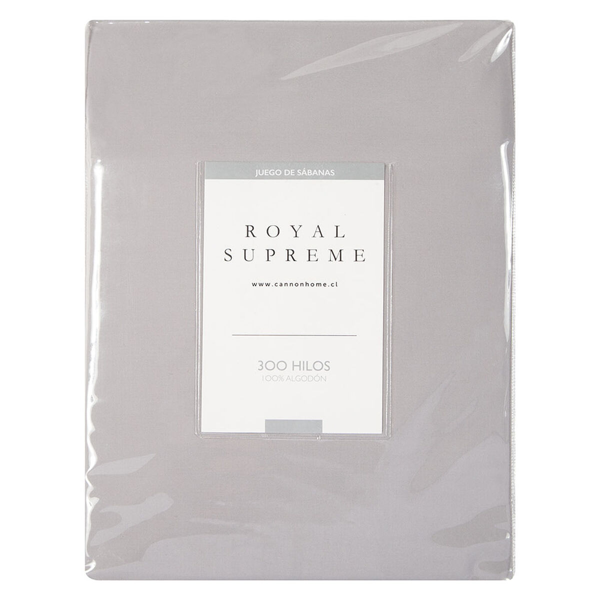 Juego de Sábanas Royal Supreme 300 Hilos King Gray