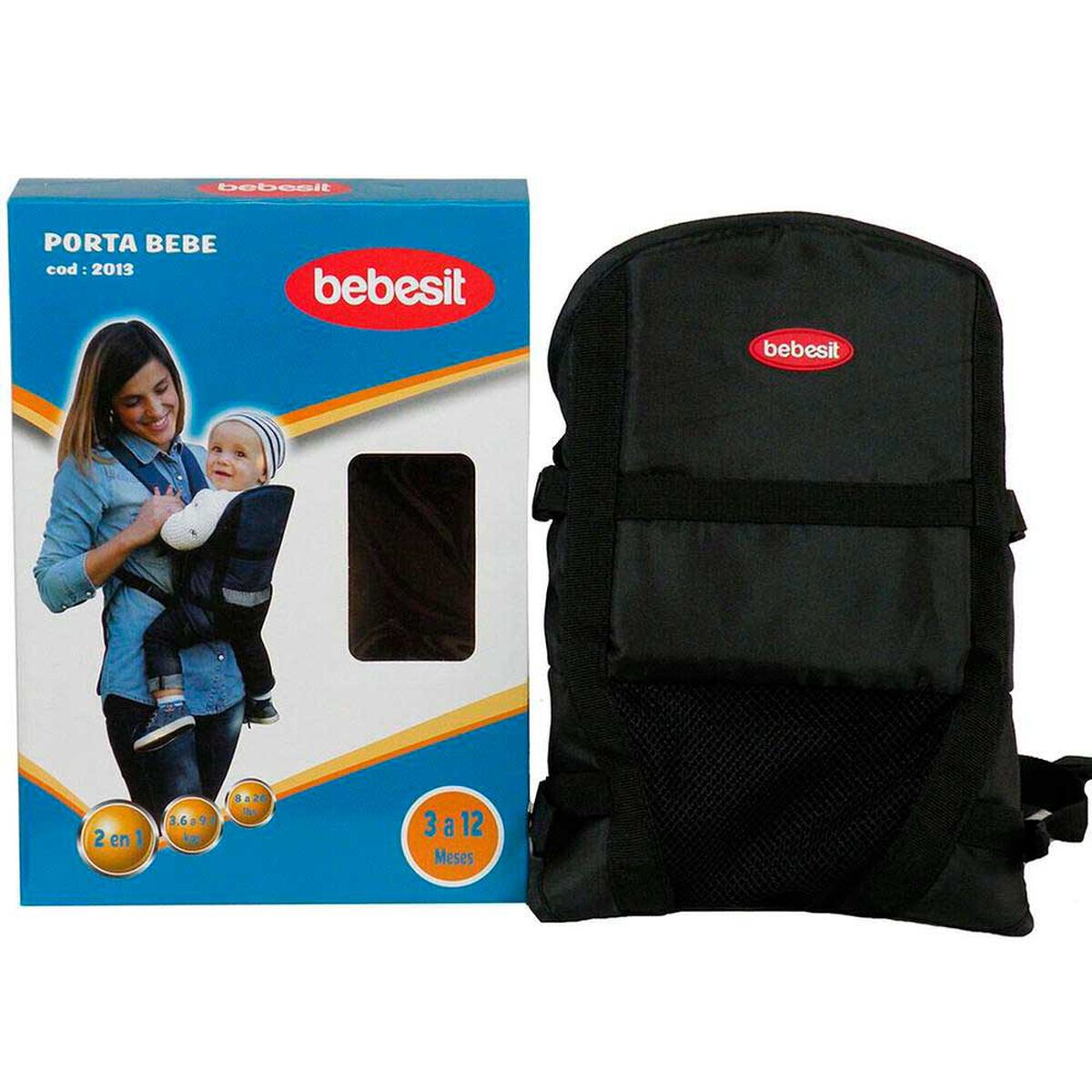 Porta Bebe Negro Bebesit