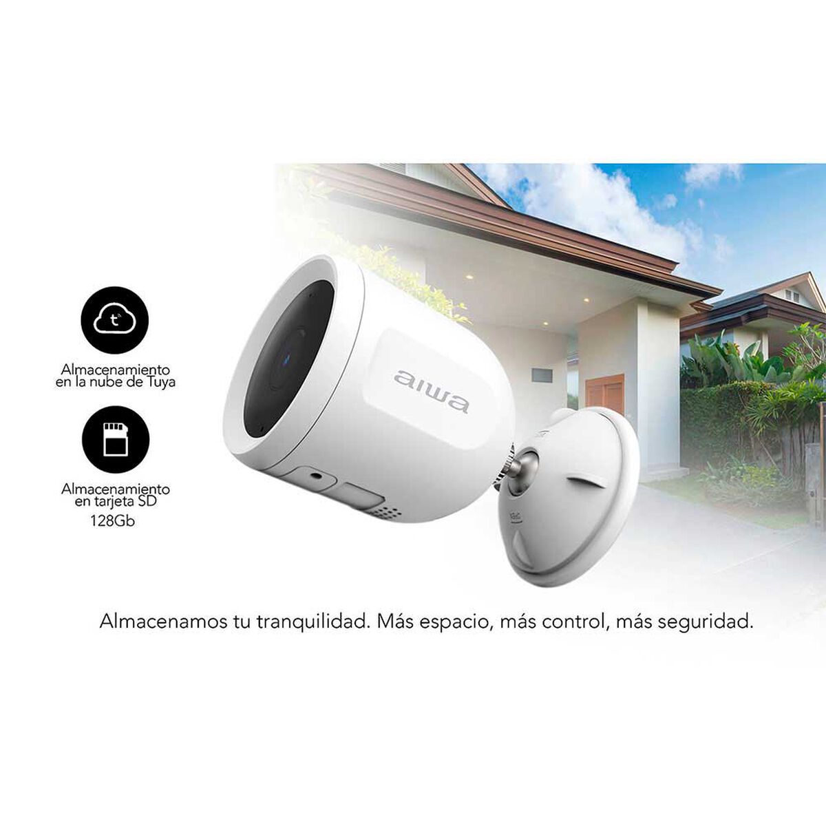 C&aacute;mara de Seguridad Aiwa AW-CTOA3 3MP WiFi Blanco