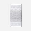 Cama Europea Rosen 1,5 Plazas Tempo + Respaldo + Velador Rachel Gris