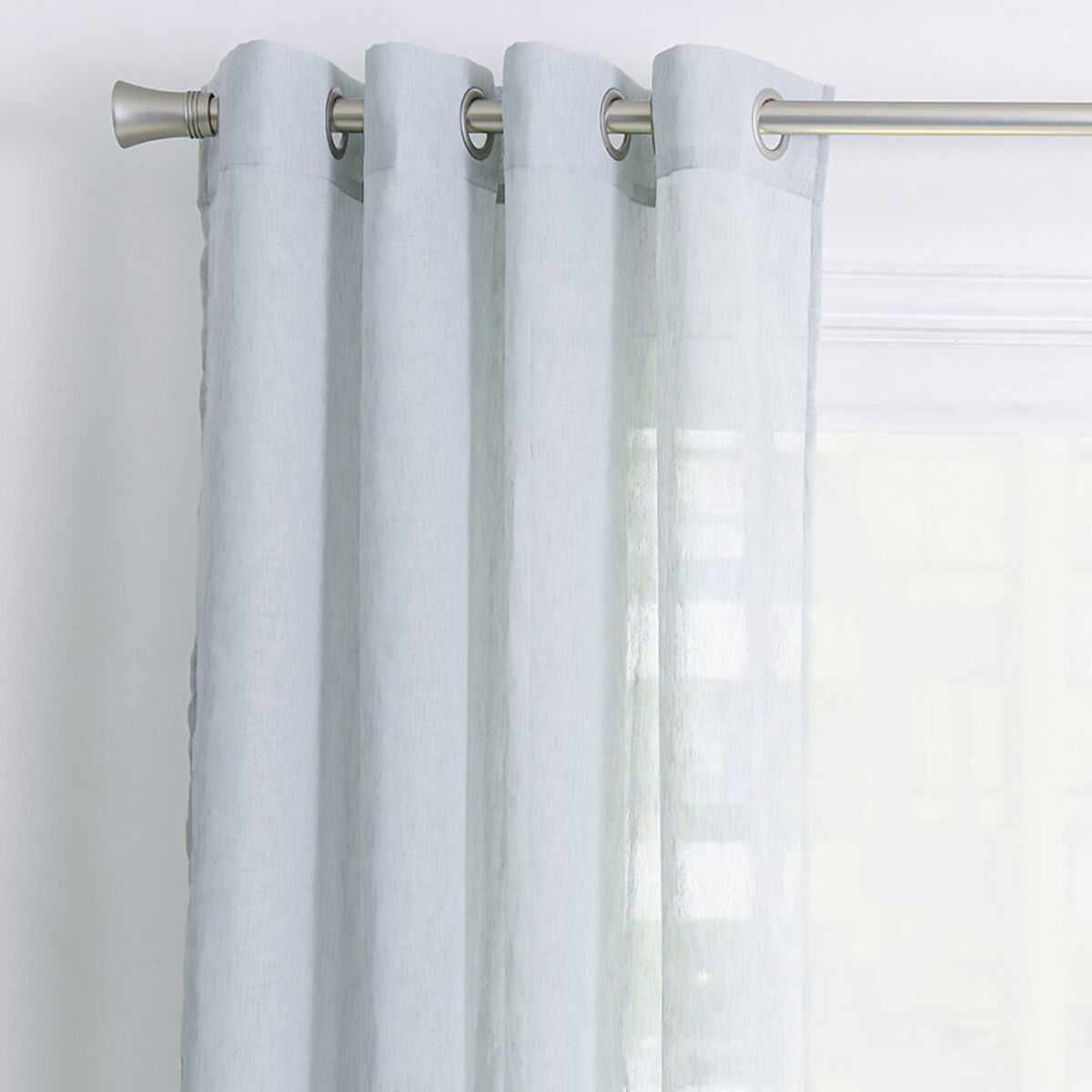 Cortina de Velo Fabrics Lisa 140 x 220 cm Celeste