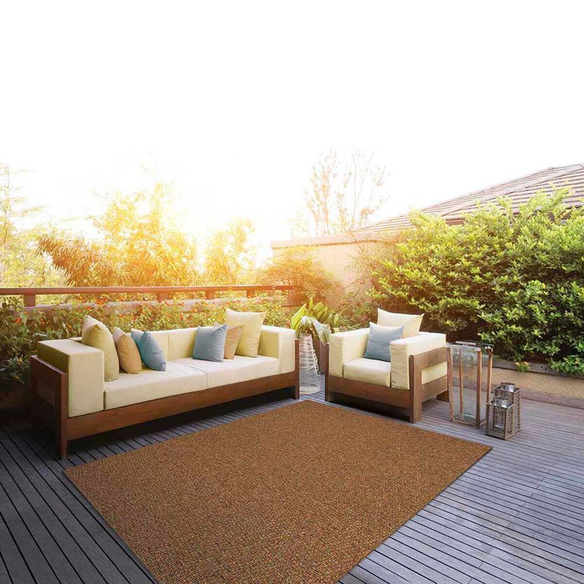 Alfombra Idetex Sisal Creta 330 x 240 Caf&eacute;