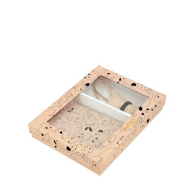 Set Portadocumentos + Llavero Secret Osma SC6 Beige