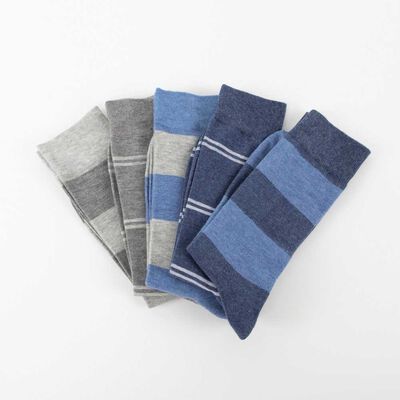 Imagen 2 del producto Pack 5 Calcetines Hombre Portman Club Azul