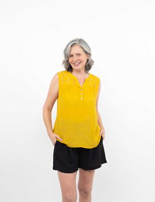 Imagen 1 del producto Blusa Sin Mangas Mujer Portman Club Azul, Mostaza, Rosa