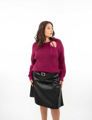 Imagen 1 del producto Sweater Mujer Extralindas Burdeo, Negro, Taupe