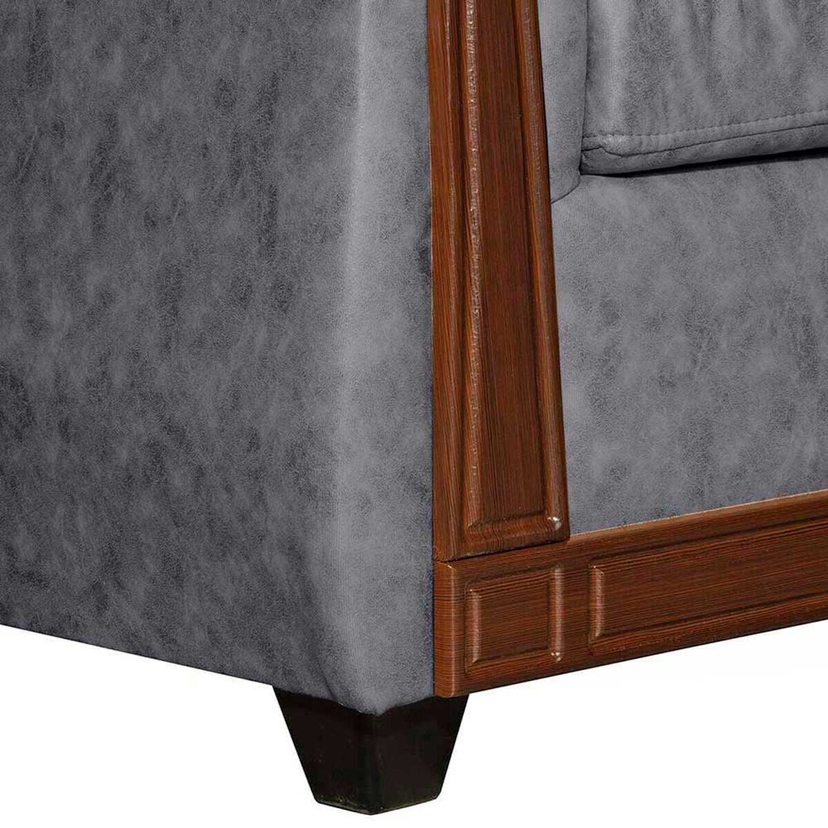 Sof&aacute; Black Factory Bristol 2 Cuerpos Gris