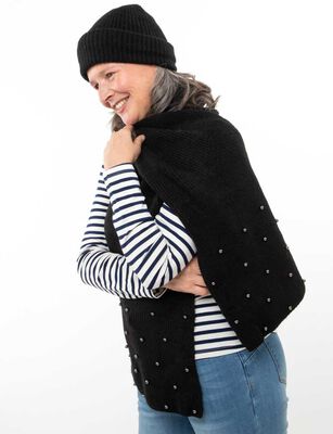 Imagen 2 del producto Pack Bufanda+Gorro Negro Mujer Bside