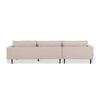 Sof&aacute; Seccional Izquierdo CIC Maria Repreve 4 Cuerpos Beige
