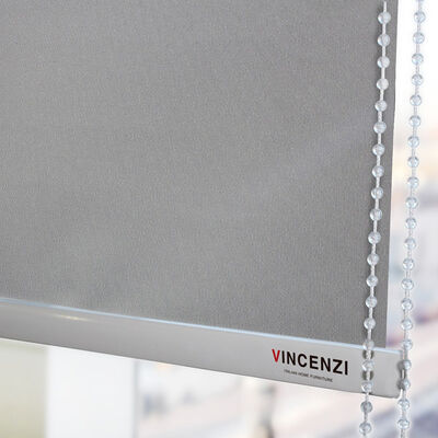 Cortina Roller Blackout Vincenzi Gris 120 x 230 cm