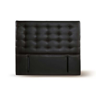 Respaldo Latam Home King Napoles PU Negro