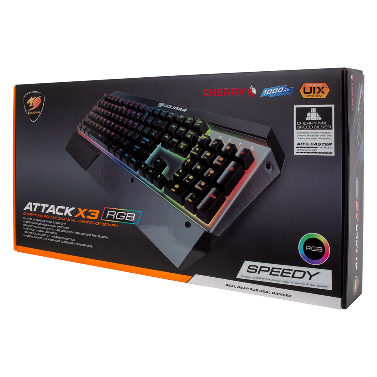 Teclado Gamer Cougar Puri TKL RGB Cherry