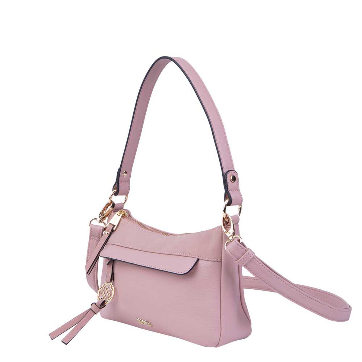 Cartera Bandolera Rosada Lourdes Secret