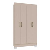 Clóset Vekkahome Roma 4 Puertas 1 Cajón Beige
