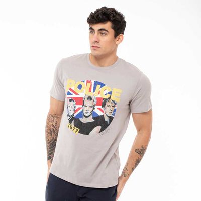 Polera Police Manga Corta Hombre Portman Club