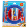 Set 5 Piezas Vajilla Infantil Paw Patrol Azul