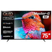 Smart TV QLED 75"" Master-G 4K Google TV MGGK75UFQ