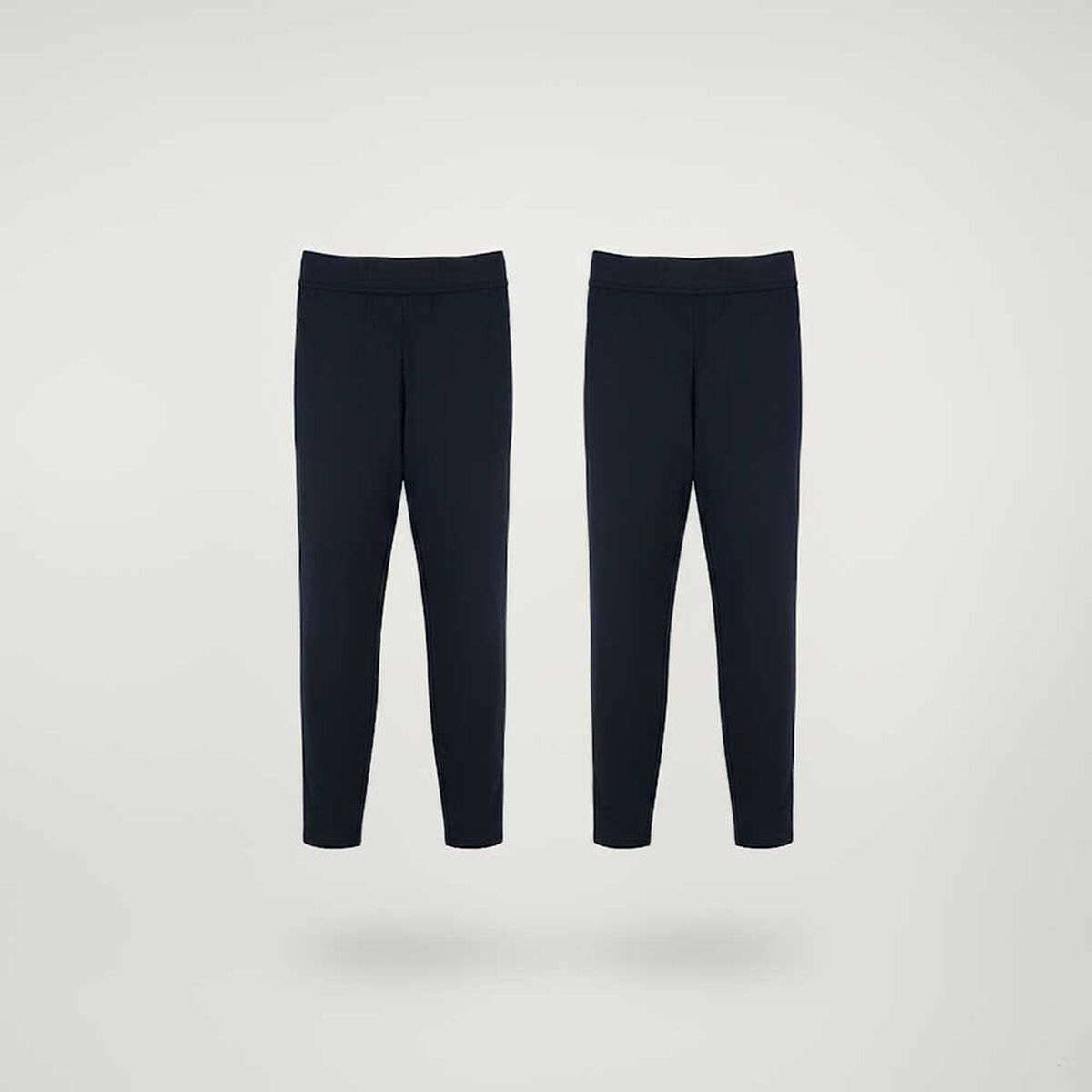 Pack 2 Calza Larga Escolar de Algod&oacute;n Ni&ntilde;a Talla 10 a 16 Crescendo