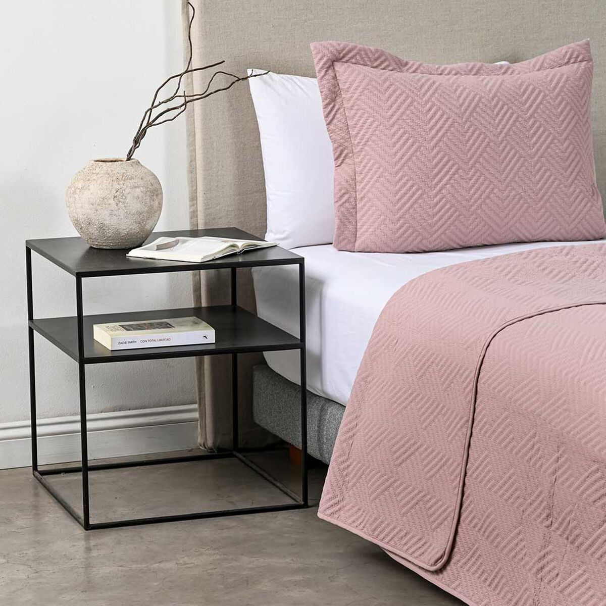 Quilt Elements & Co 1.5 Plazas Tulum Pink