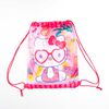Toalla de Playa Infantil con Bolso Sanrio Hello Kitty Lentes 70 x 140 cm