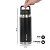 Botella T&eacute;rmica Insulada Lhotse Indo 800 ml Negro