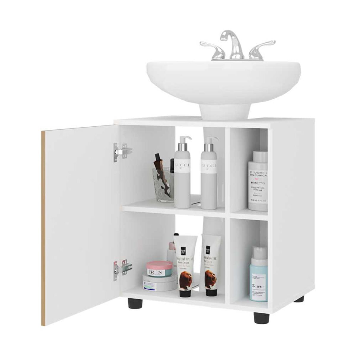 Mueble para Lavamanos Tuhome Pascuale Blanco Fresno