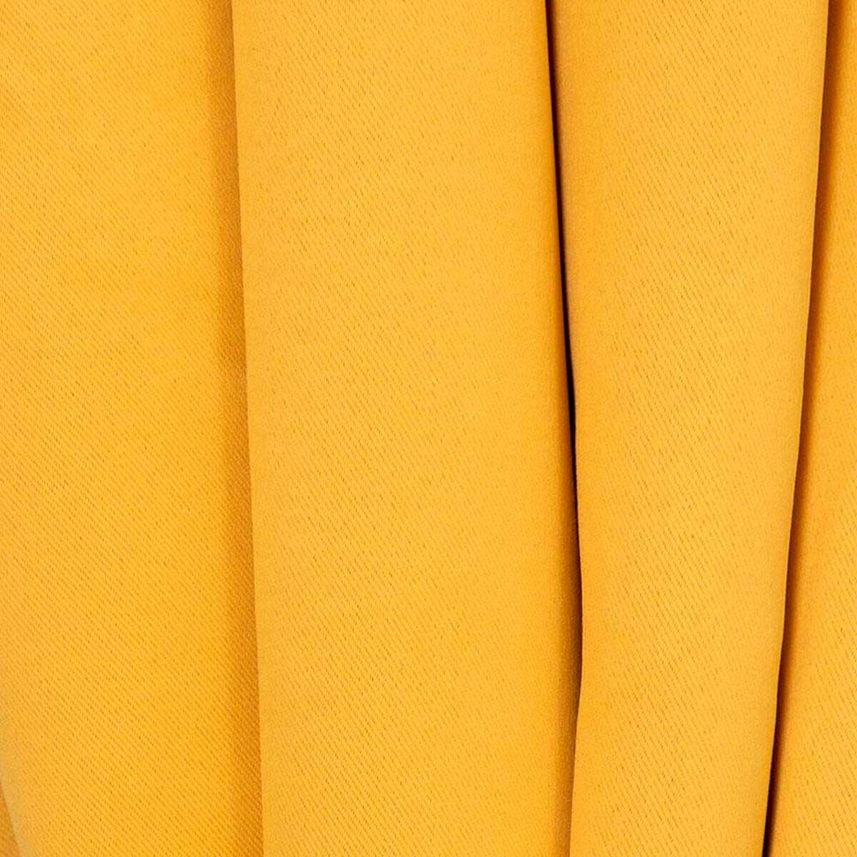 Combo Cortinas Doral Black Out Victoria  220 x 140 cm Mostaza