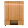 Rack + Panel TV Decocasa Neon Float hasta 75" Carvalho