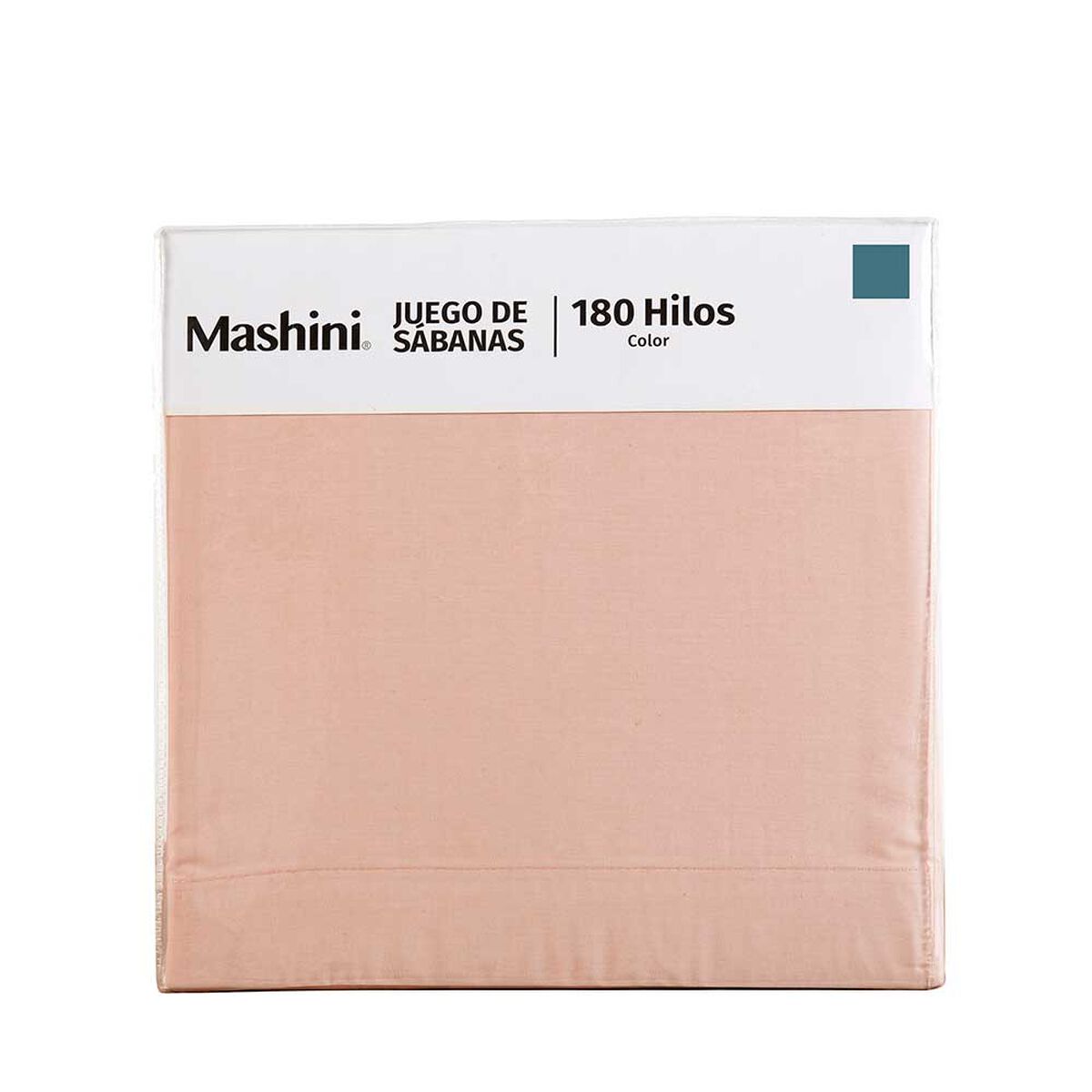 Juego de S&aacute;banas Liso Mashini 180 Hilos 2 Plazas Liso Caf&eacute;