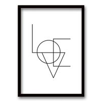 Cuadro Decorativo Retela Love 40 x 30 cm