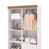Closet Vekkahome Americano 4 Puertas 2 Cajones Blanca