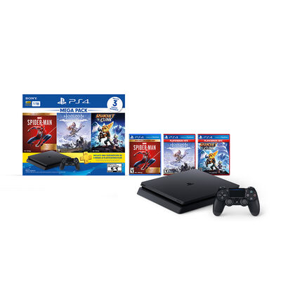 Bundle Megapack 15 Sony PS4 1TB + Control  DualShock + Marvel Spider-Man + Horizon Zero Dawn + Ratchet & Clank