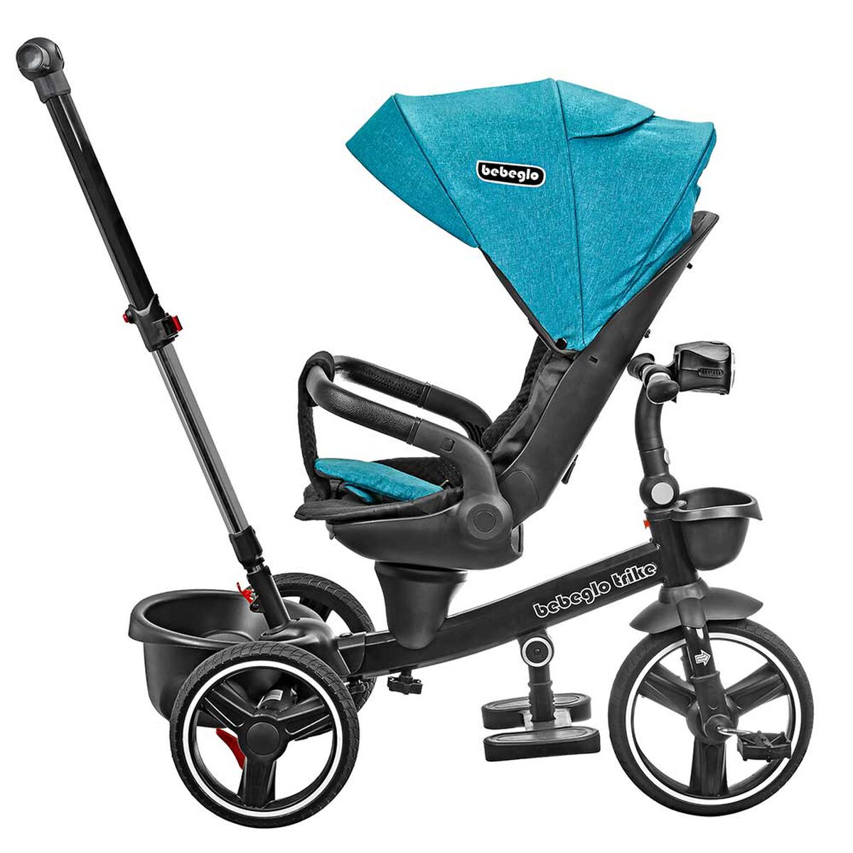 Triciclo 2 en 1 Turquesa Bebeglo