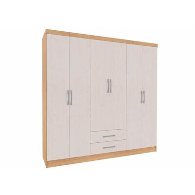 Closet Yardas Isabela 6 Puertas 2 Cajones Bicolor