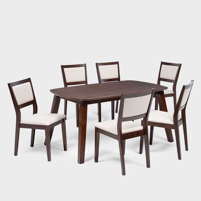 Juego de Comedor Exit Chester 6 Sillas Marrón