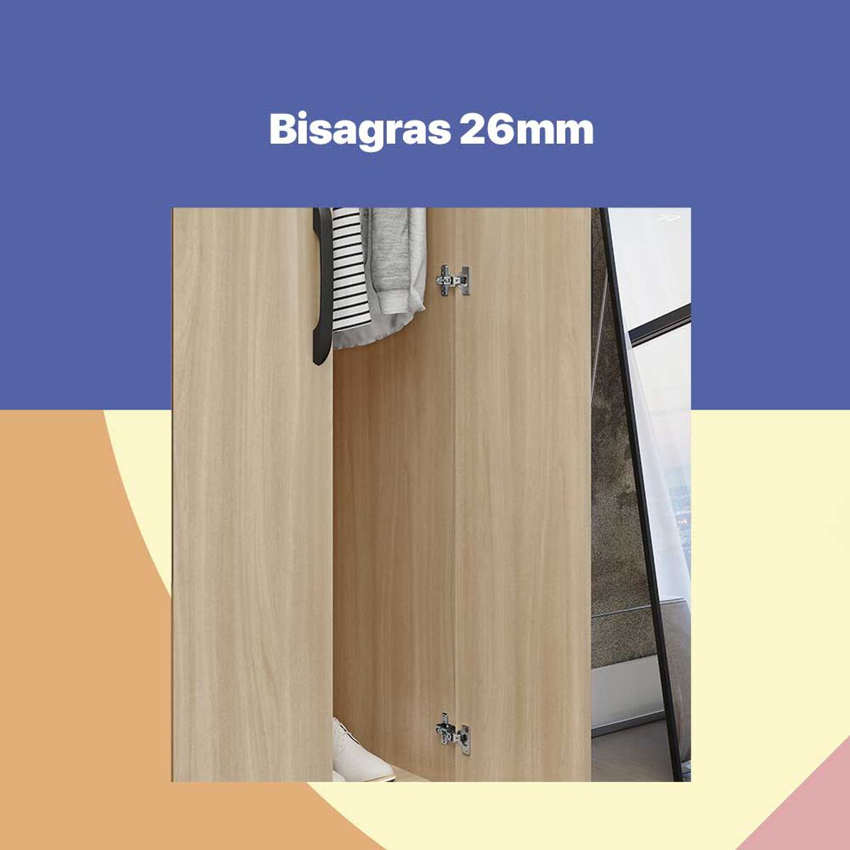 Clóset Roca Segalín Maple 2 Puertas