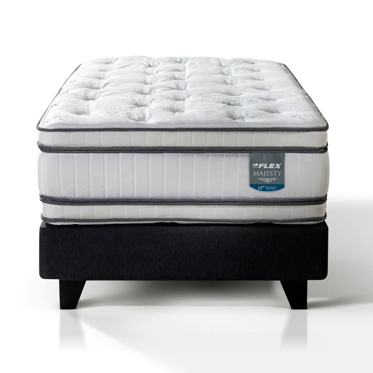 Cama Europea Flex 1,5 Plazas Majesty