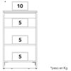 Mueble Optimizador TuHome Bath Bi Color Duna Blanco