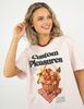 Polera Con Estampado Manga Corta Mujer Icono