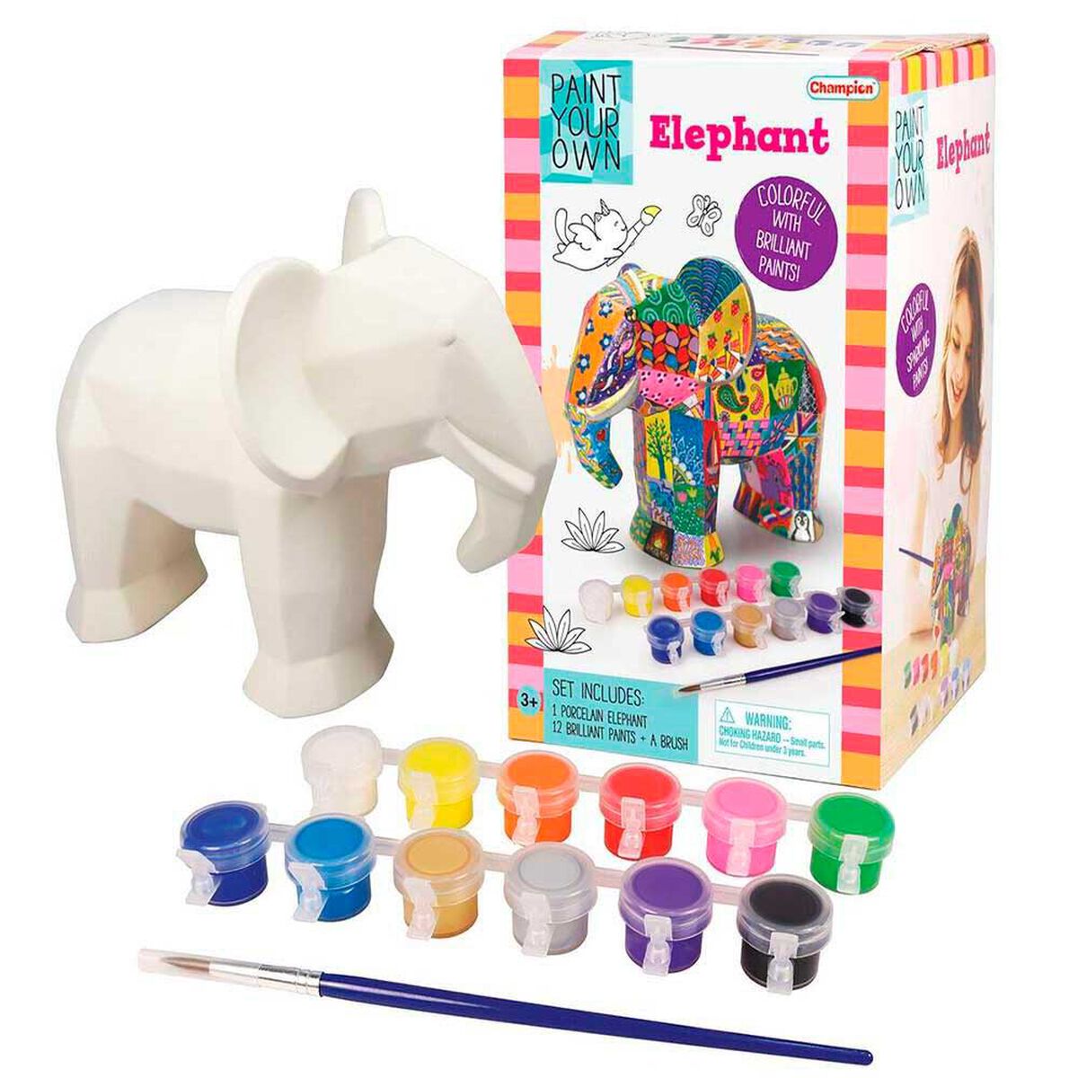 Pinta tu Propio Elefante Art Champion