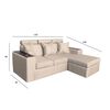 Modular Muebles MYM Heytan 5 Personas Beige
