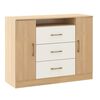 Cómoda Exit 32TVROBE 3 Cajones 2 Puertas Roble Berige