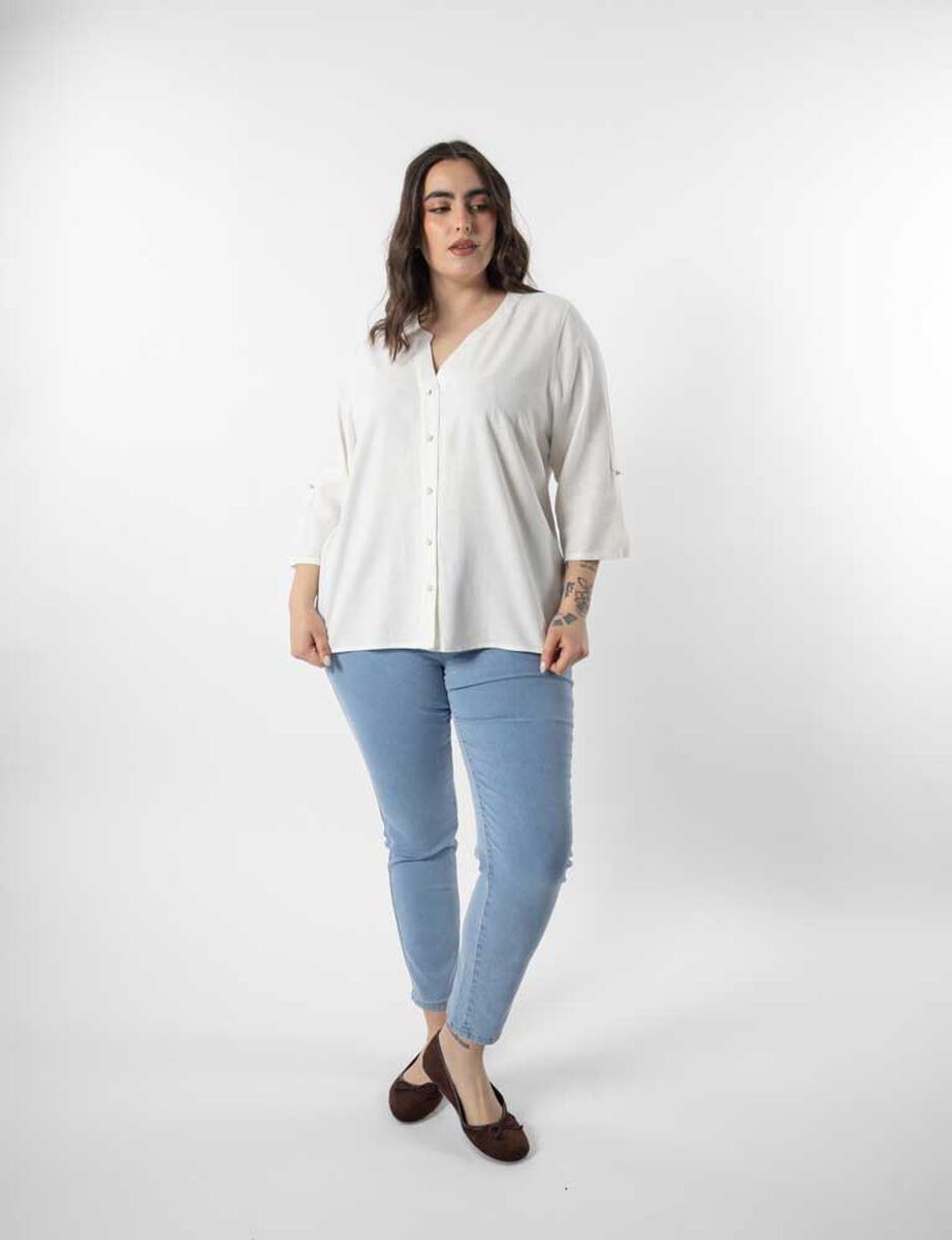 Blusa Lino Mujer Extralindas