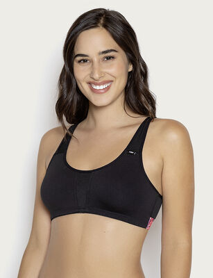 Imagen 1 del producto Sostén Deportivo sin Arco Mujer Palmers Negro, Blanco
