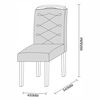 Juego de Comedor Jdo & Design Caroline 6 Sillas Castaño Oscuro 