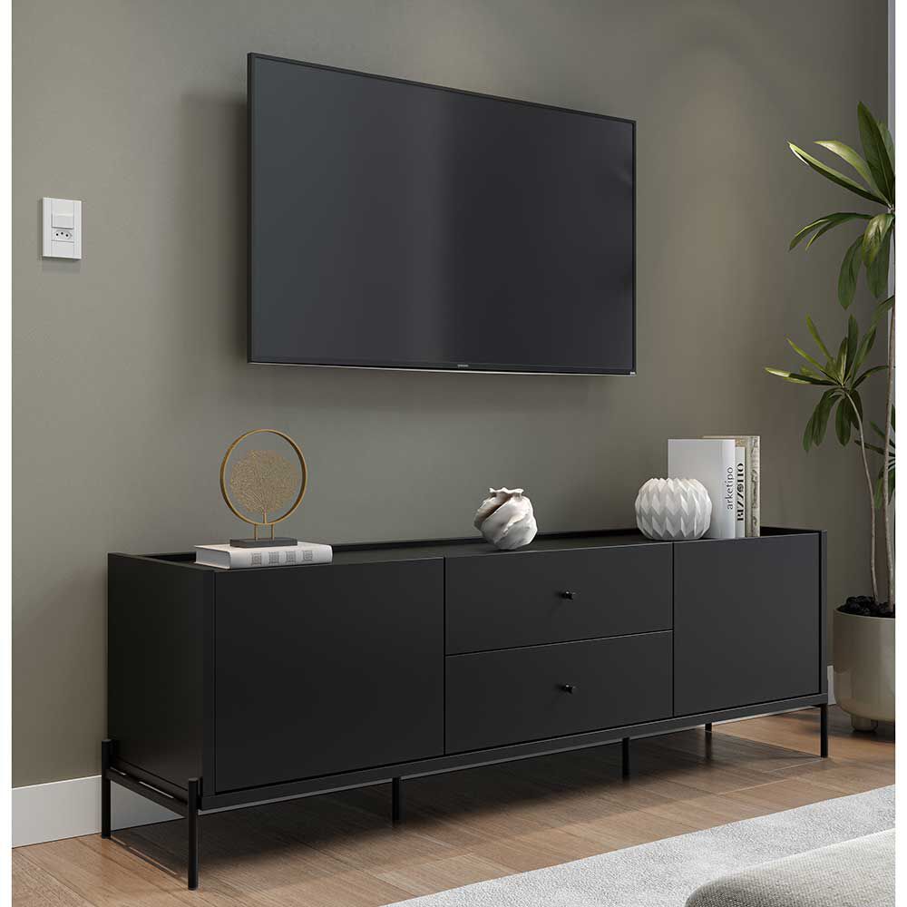 Rack Decocasa Jasper Hasta 65" Negro