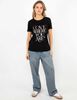 Polera Con Estampado Manga Corta Mujer Icono