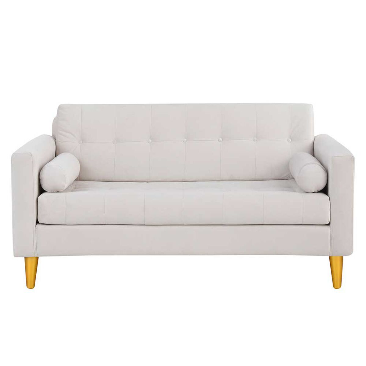 Sof&aacute; Bodevir Retro Felpa 01 3 Cuerpos Crudo&nbsp;