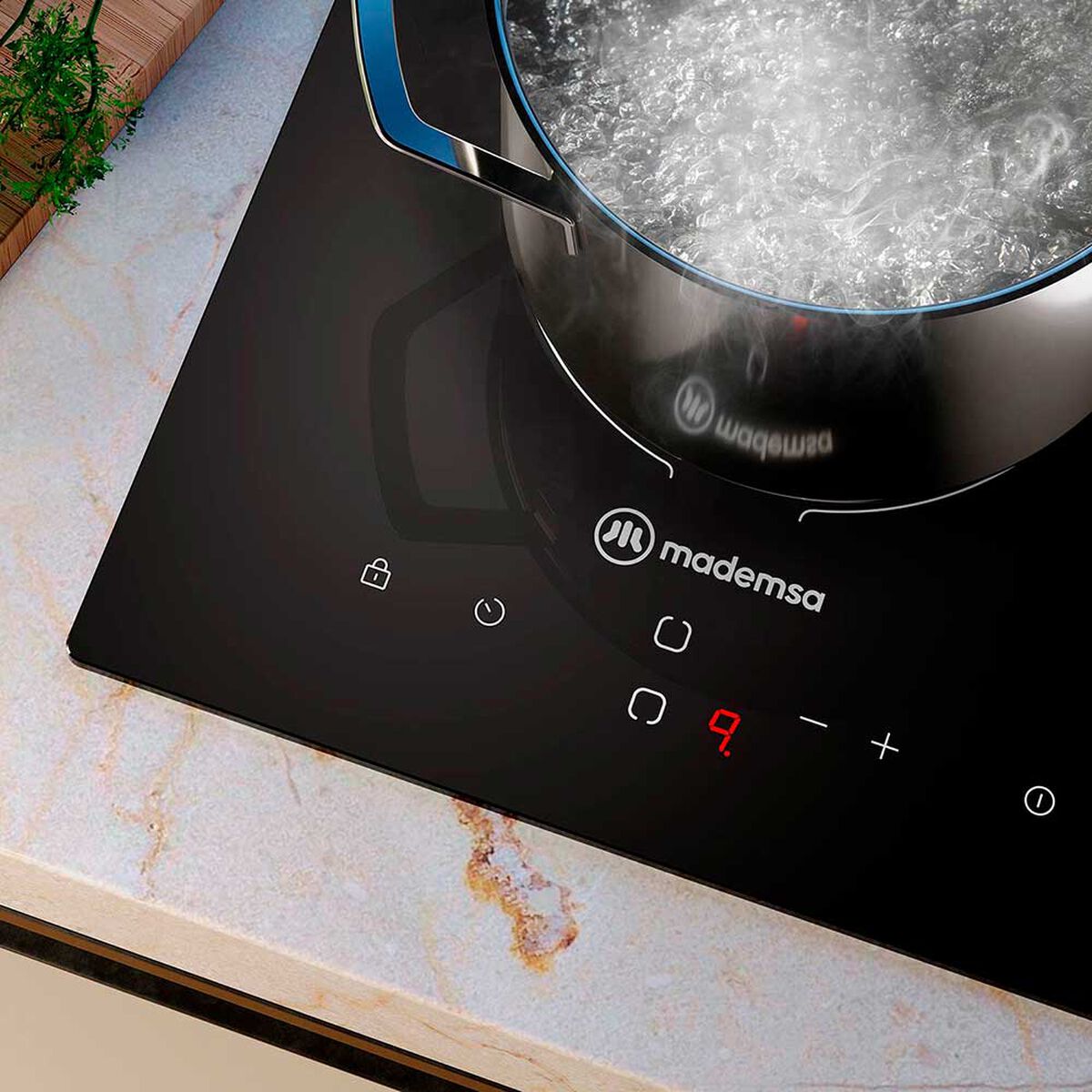 Encimera  Mademsa VM2TR  3000W Negro